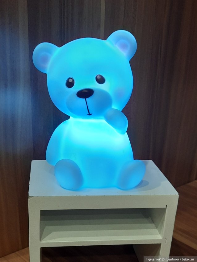Мишка светильник — Миниатюра для кукол