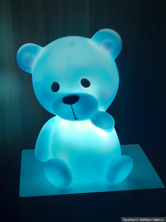Мишка светильник — Миниатюра для кукол (фото 3)