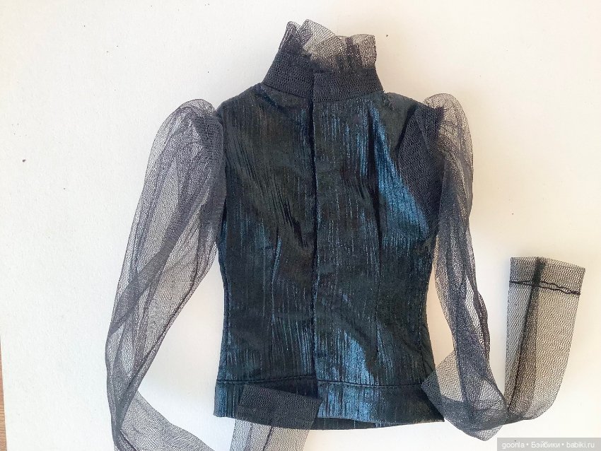 Блузка с удлиненными рукавами на бжд SD (фото 3)