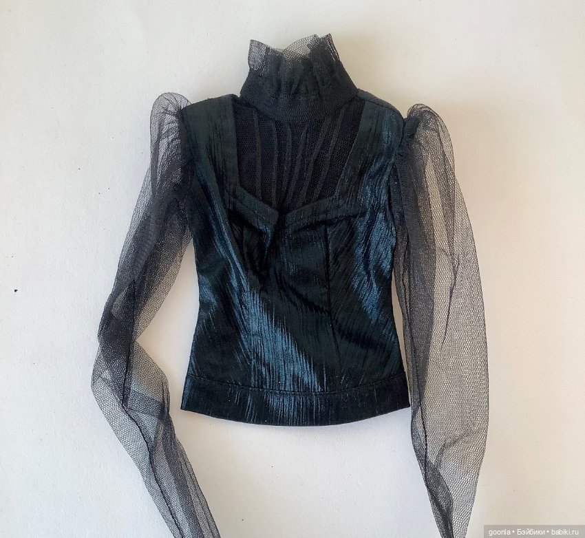 Блузка с удлиненными рукавами на бжд SD