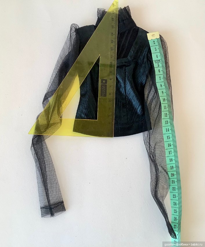 Блузка с удлиненными рукавами на бжд SD (фото 4)