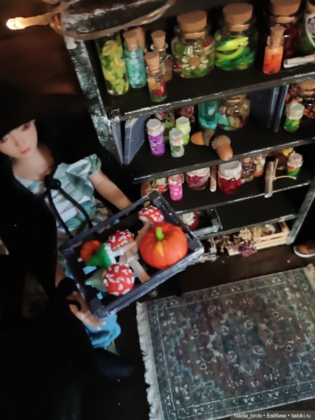 Шкаф ведьмы 1/6 — Кукольная миниатюра и румбокс (фото 6)