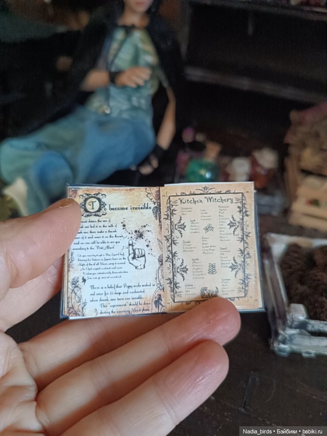 Шкаф ведьмы 1/6 — Кукольная миниатюра и румбокс