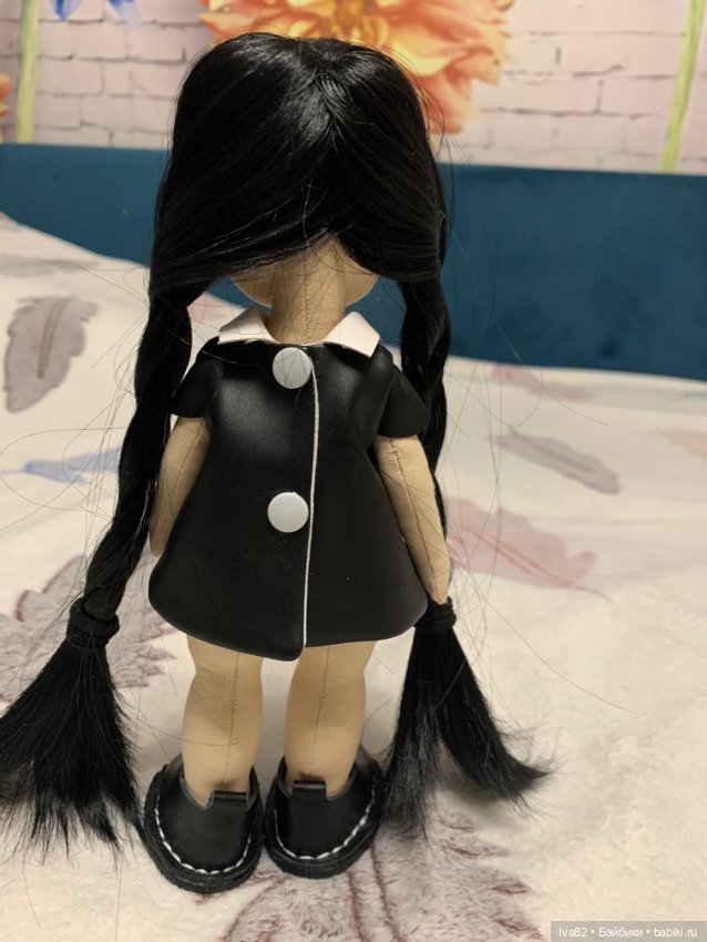 Хорошенькая текстильная Уэнсдей (фото 3)