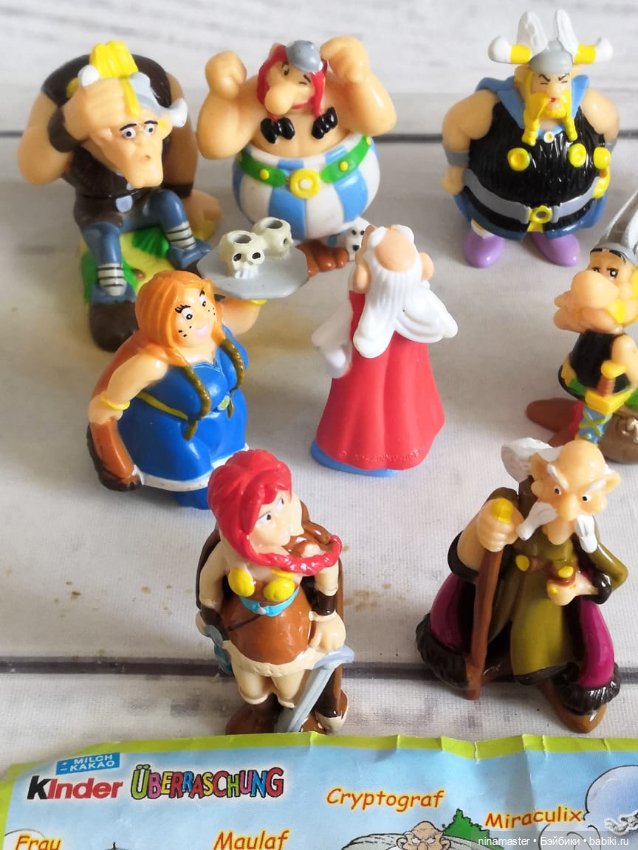 Киндеры.Астерикс. Полная серия + вкладыш (фото 4)