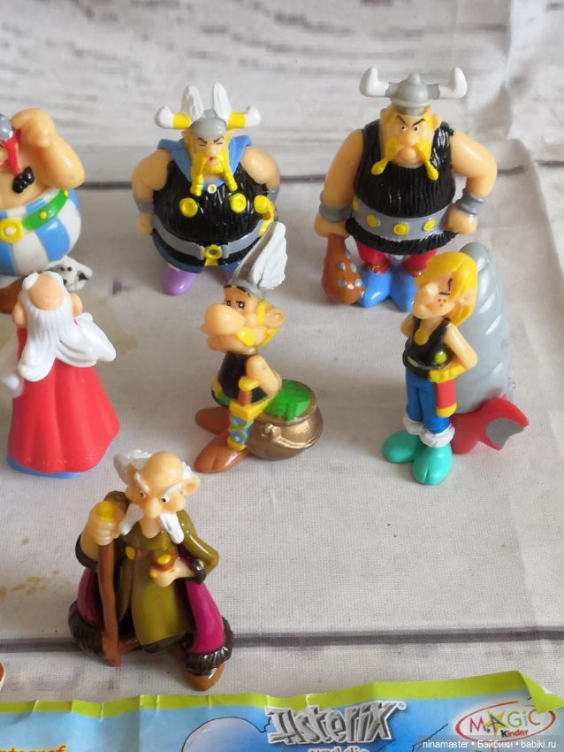 Киндеры.Астерикс. Полная серия + вкладыш (фото 3)