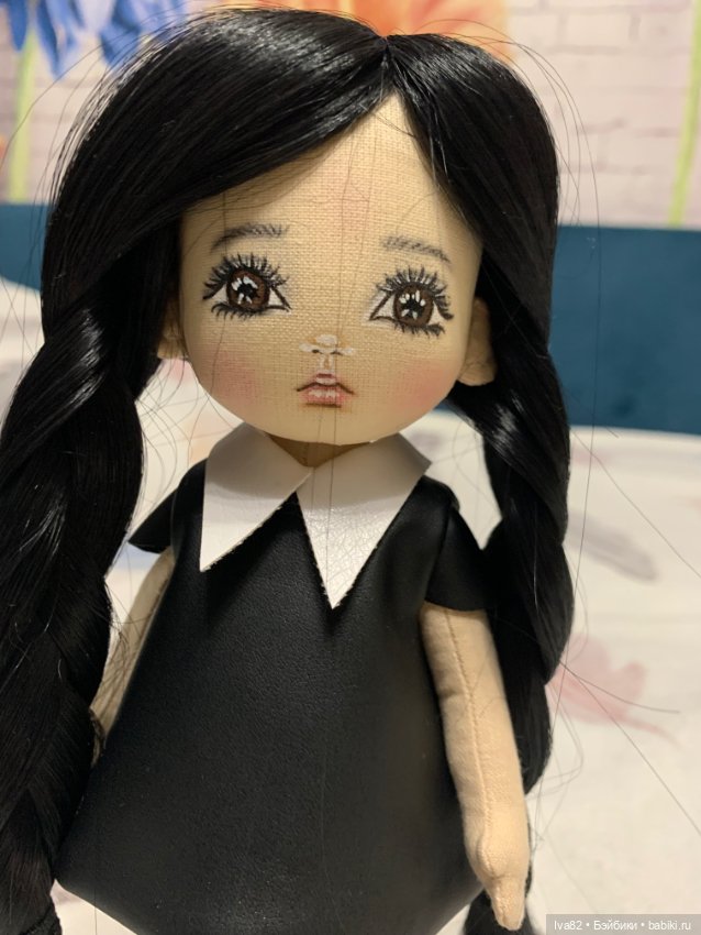 Хорошенькая текстильная Уэнсдей (фото 2)