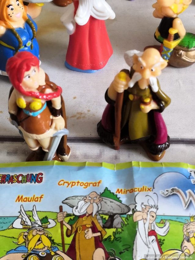 Киндеры.Астерикс. Полная серия + вкладыш (фото 2)