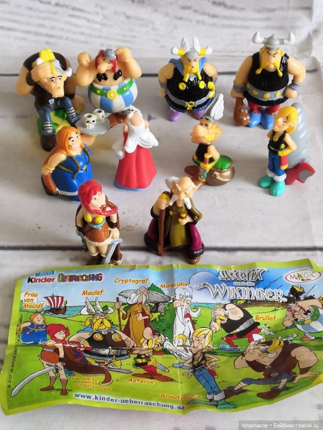 Киндеры.Астерикс. Полная серия + вкладыш (фото 5)