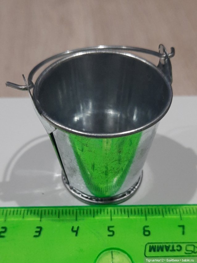 Ведро для кукол — Миниатюра для кукол (фото 5)