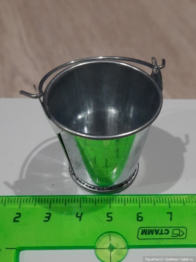 Ведро для кукол — Миниатюра для кукол (фото 4)