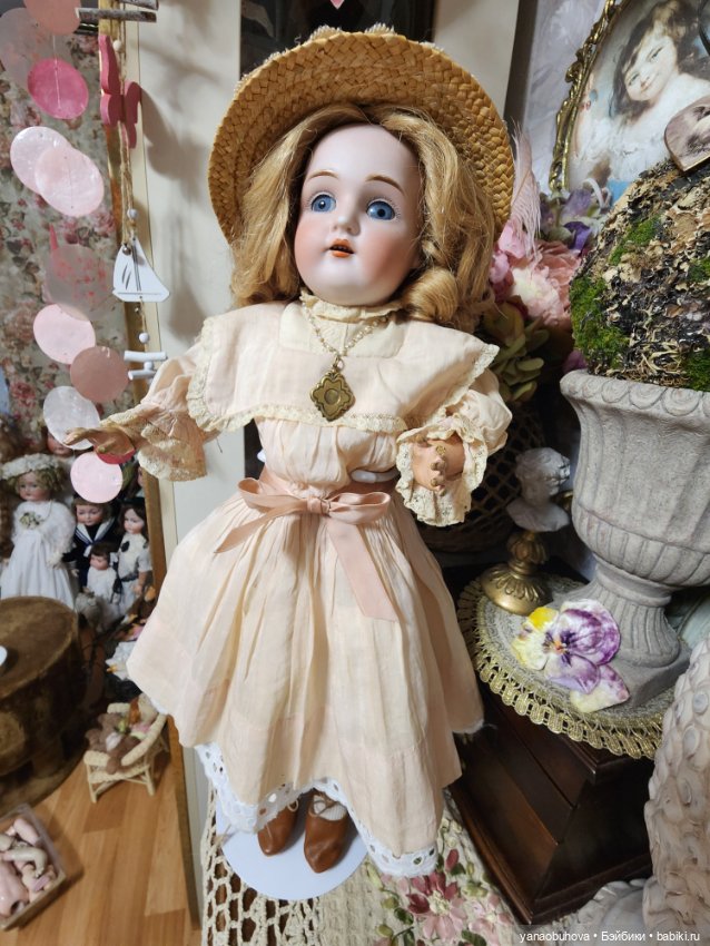 Антикварная кукла Кестнер 154 рост 44 см (фото 4)