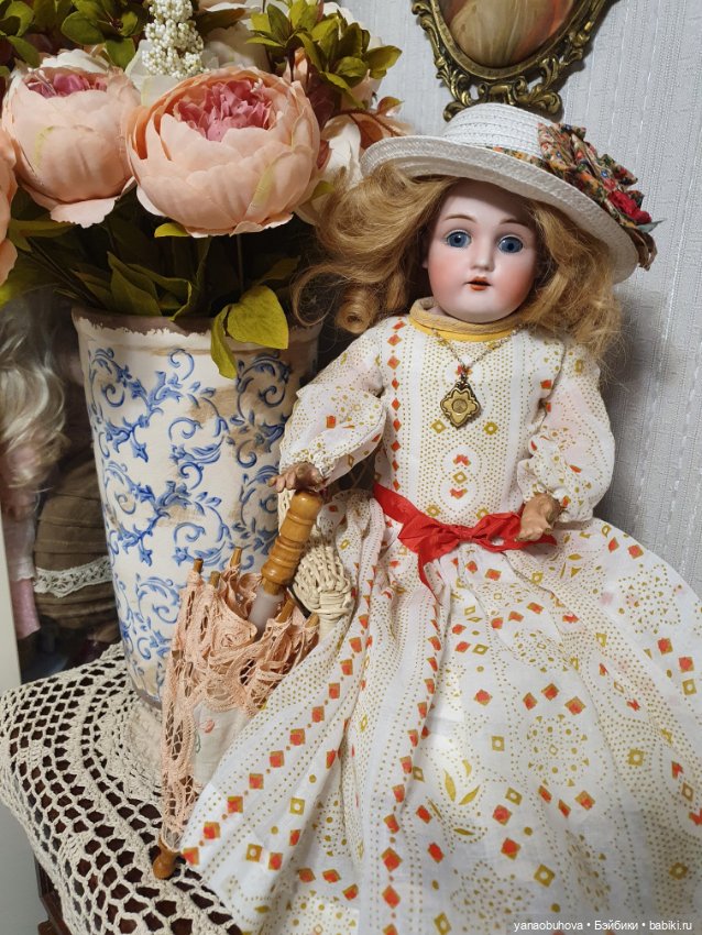 Антикварная кукла Кестнер 154 рост 44 см