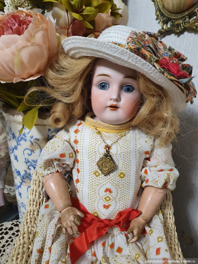 Антикварная кукла Кестнер 154 рост 44 см