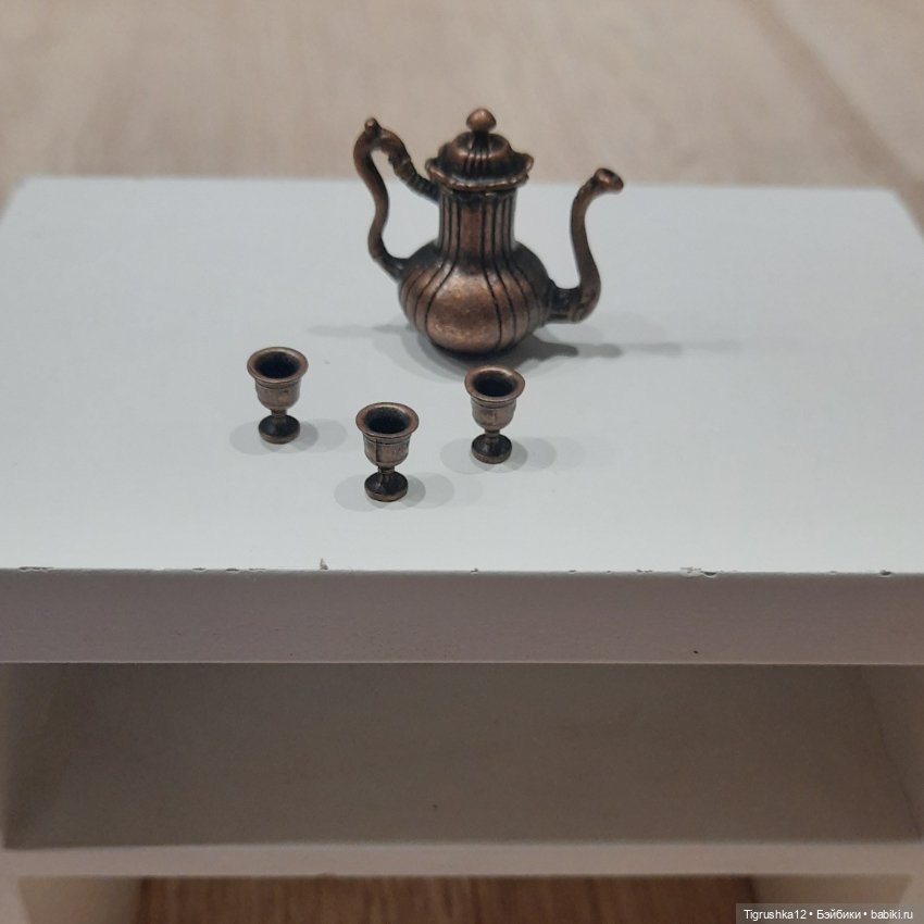 Кофейный набор# — Миниатюра для кукол (фото 2)