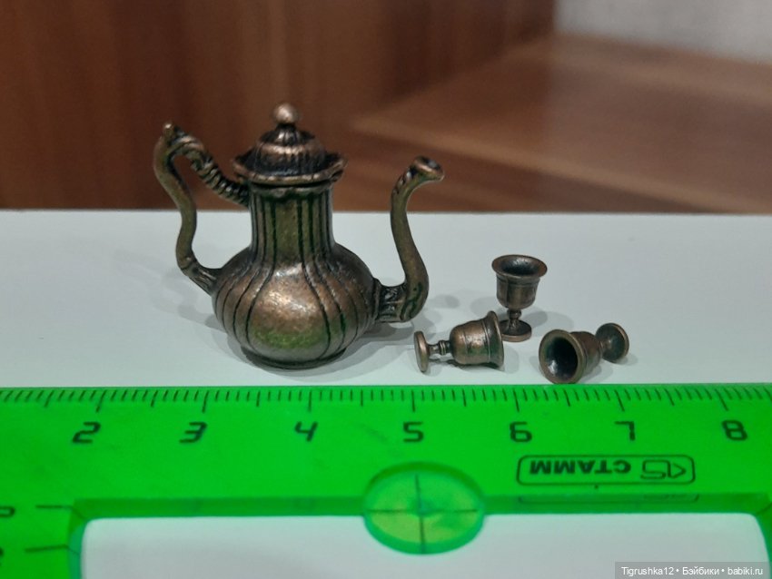 Кофейный набор# — Миниатюра для кукол (фото 5)