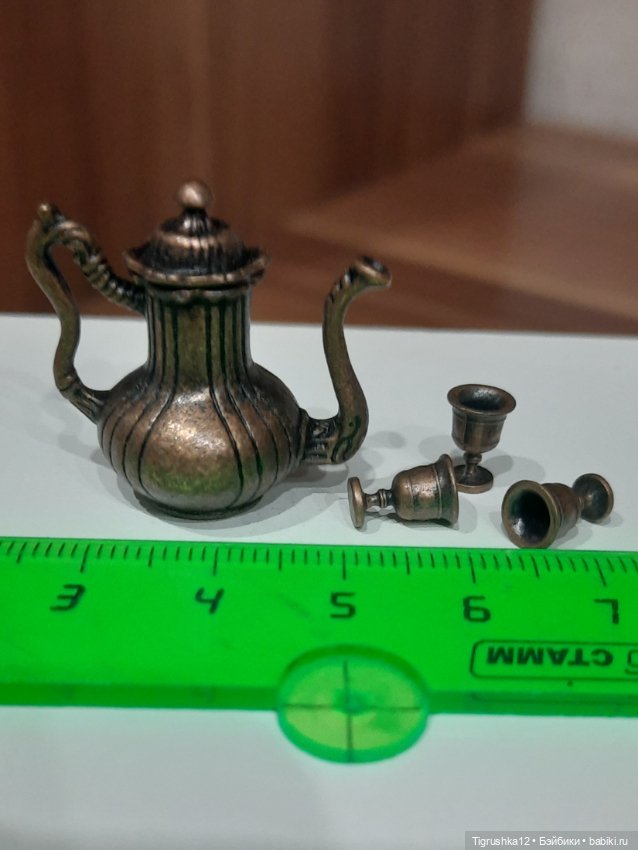 Кофейный набор# — Миниатюра для кукол (фото 4)