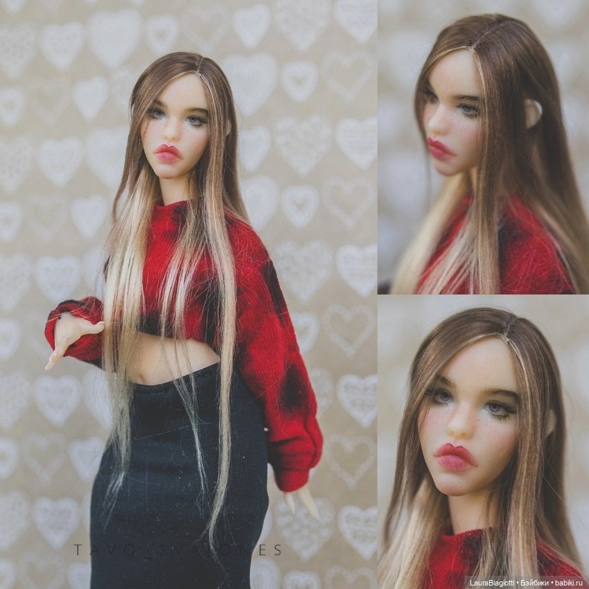 МК - парик из акрила + реалистичный пробор (фото 2)