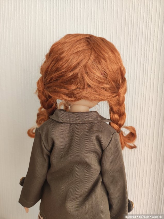 Парик для кукол Ruby Red — Парики и волосы (мохер) для кукол (фото 2)