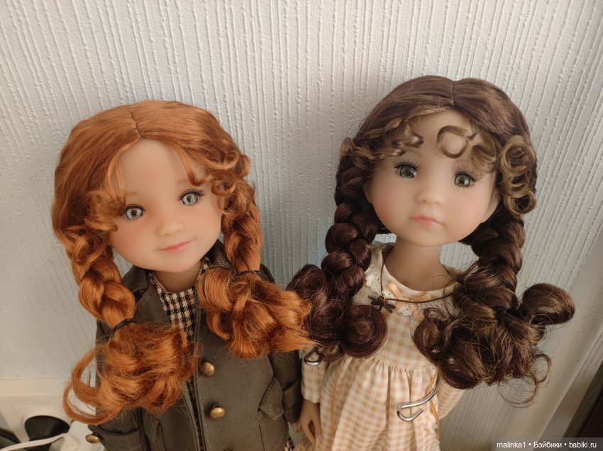 Парик для кукол Ruby Red — Парики и волосы (мохер) для кукол (фото 5)