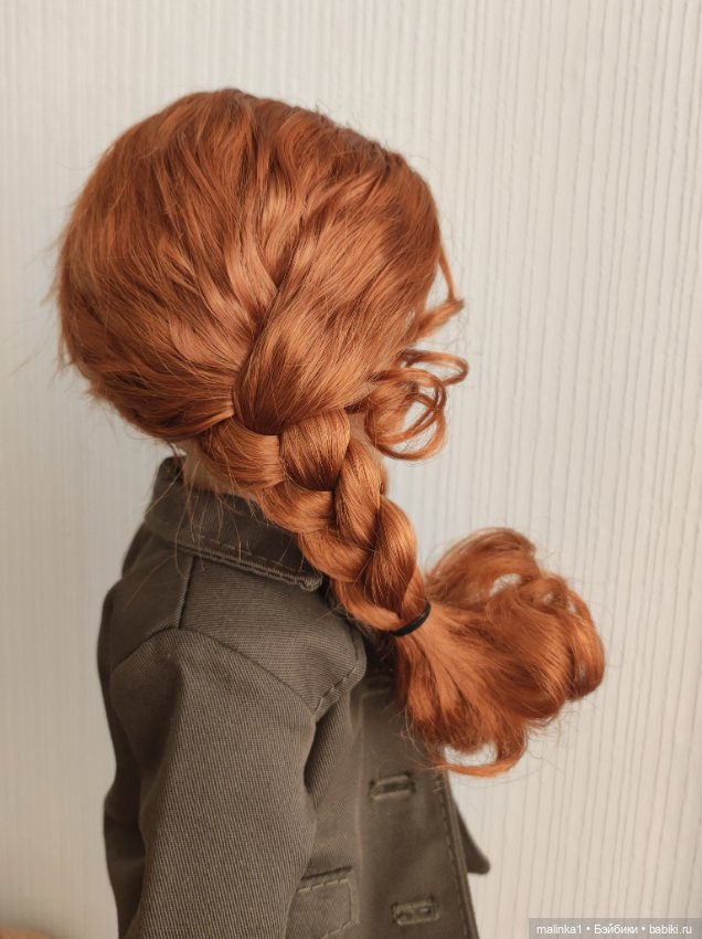 Парик для кукол Ruby Red — Парики и волосы (мохер) для кукол (фото 3)