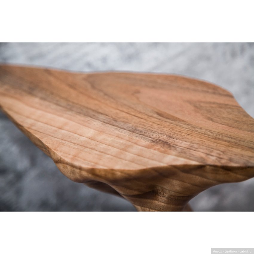 Стол из Европейского Ореха и стул из Лиственницы, для больших кукол (60см) (фото 4)