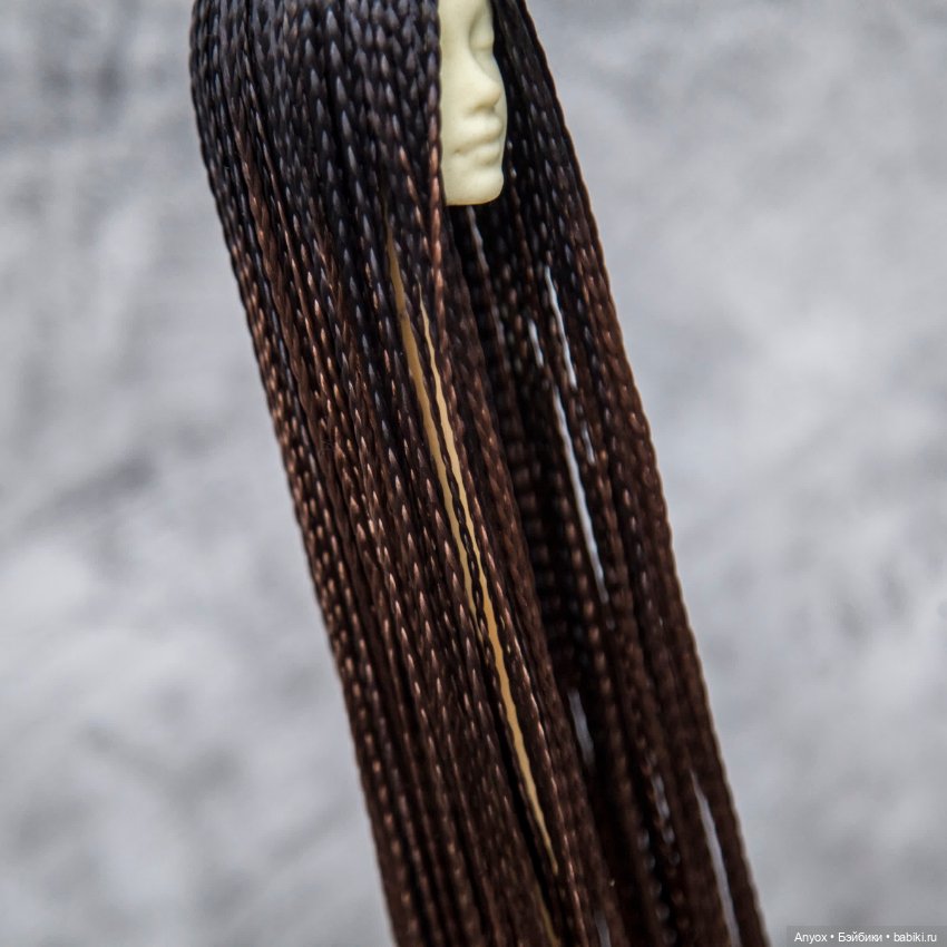 Парик Омбре "Черный" 4-5 — Парики для BJD (фото 7)