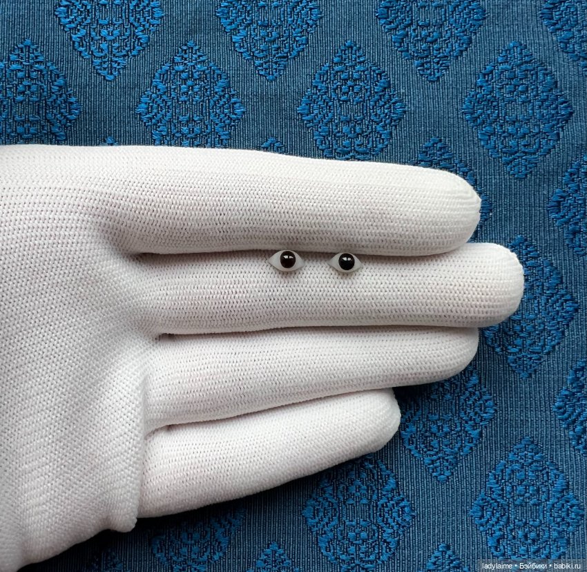 Антикварные глаза рыбки редкий размер - 7/3 мм (фото 2)