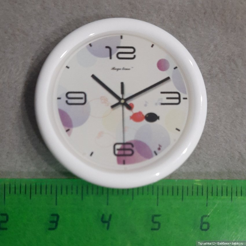 Настенные часы — Миниатюра для кукол (фото 4)
