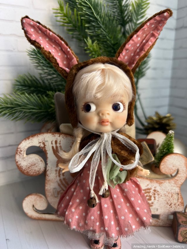 Ob11 Полинка — Шарнирные куклы (не BJD) (фото 6)
