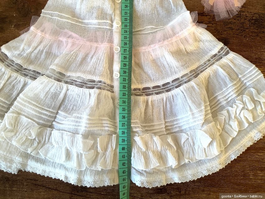 Романтичное платье на бжд SD13 (фото 7)