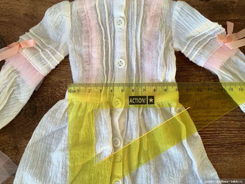 Романтичное платье на бжд SD13 (фото 9)