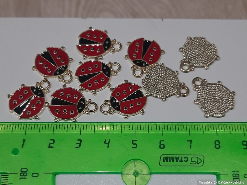 Подвески божьи коровки — Миниатюра для кукол (фото 3)