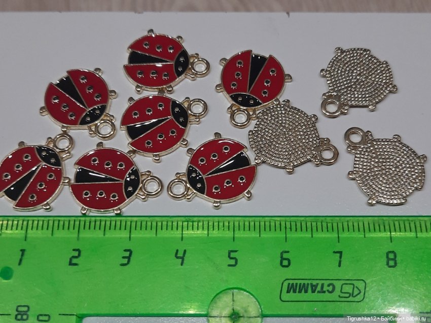 Подвески божьи коровки — Миниатюра для кукол (фото 4)