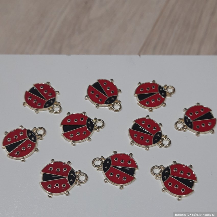 Подвески божьи коровки — Миниатюра для кукол (фото 2)