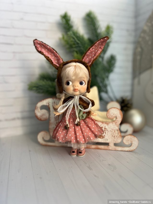 Ob11 Полинка — Шарнирные куклы (не BJD) (фото 5)