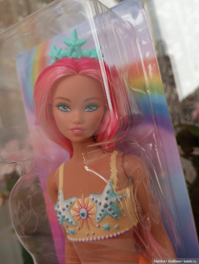 Русалка с розовыми волосами Barbie, odile (фото 3)