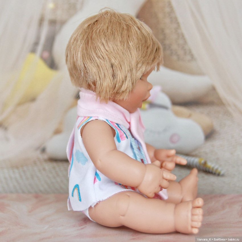 Preppy&Endisa, кукла пупс "Эмоции" , блондинка, 22 см, № 6 (фото 3)