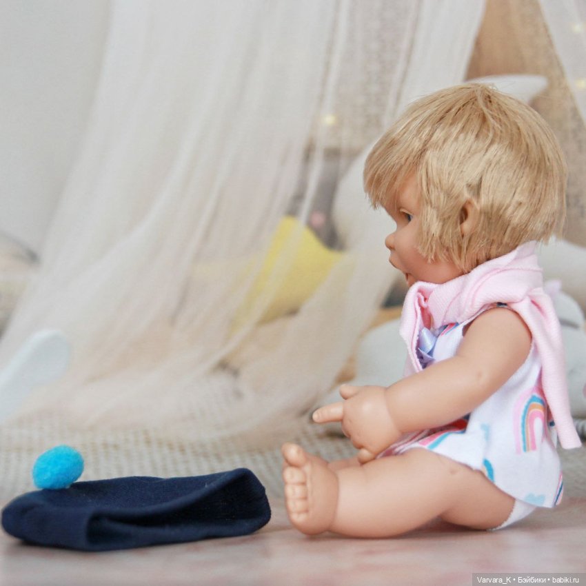 Preppy&Endisa, кукла пупс "Эмоции" , блондинка, 22 см, № 6 (фото 6)