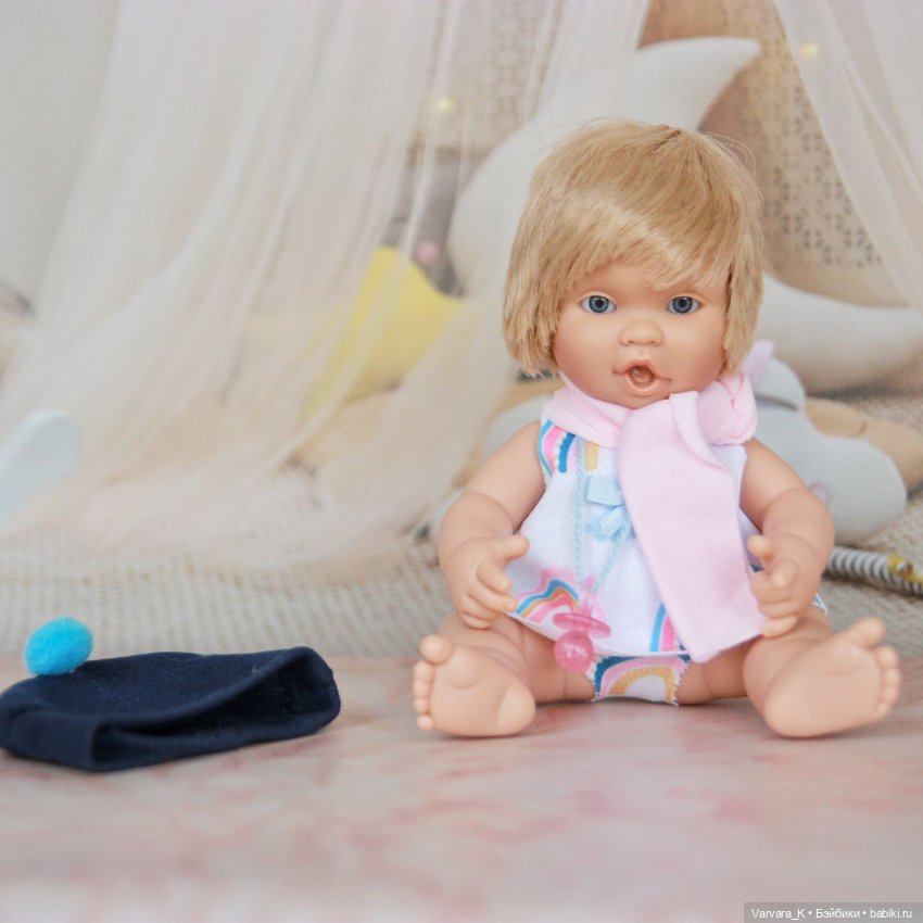 Preppy&Endisa, кукла пупс "Эмоции" , блондинка, 22 см, № 6 (фото 9)
