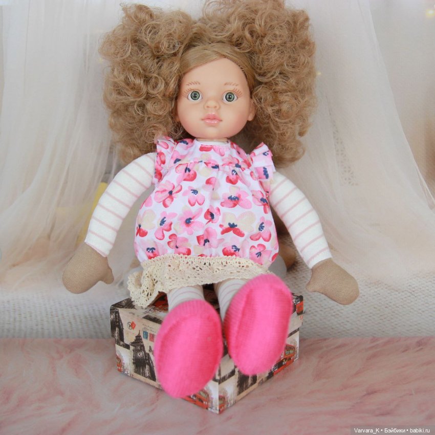 Paola Reina мягкая кукла Карла, 34 см (фото 7)
