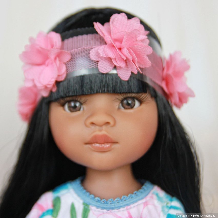 Paola Reina Кукла Мэйли с мишкой, 32 см (фото 6)