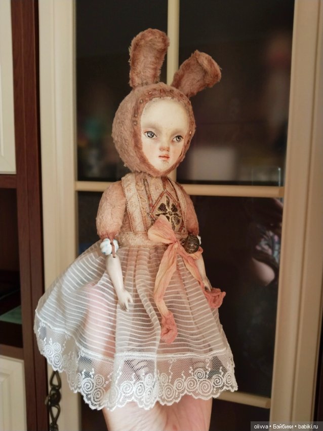 Зайка - тедди Ами от Оксаны Муратовой (фото 5)