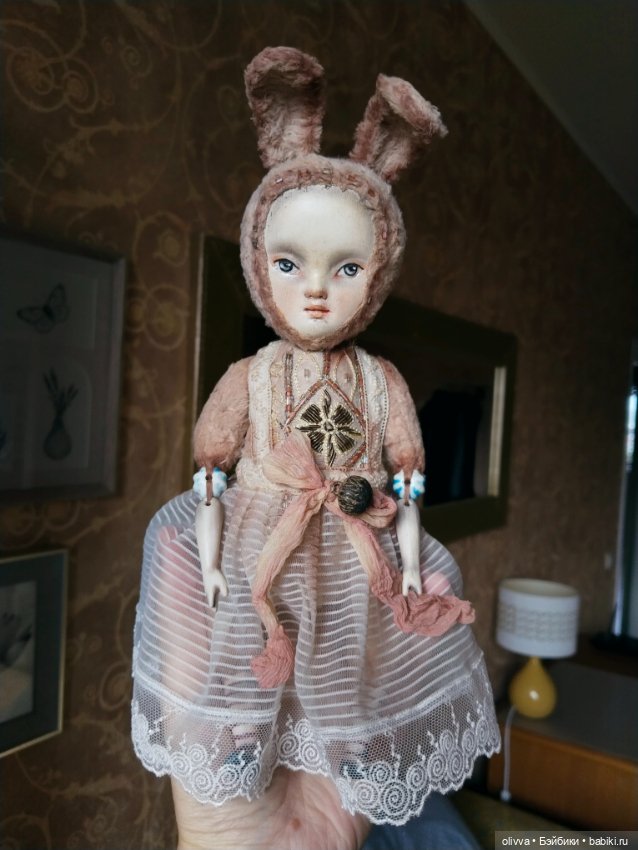 Зайка - тедди Ами от Оксаны Муратовой (фото 4)