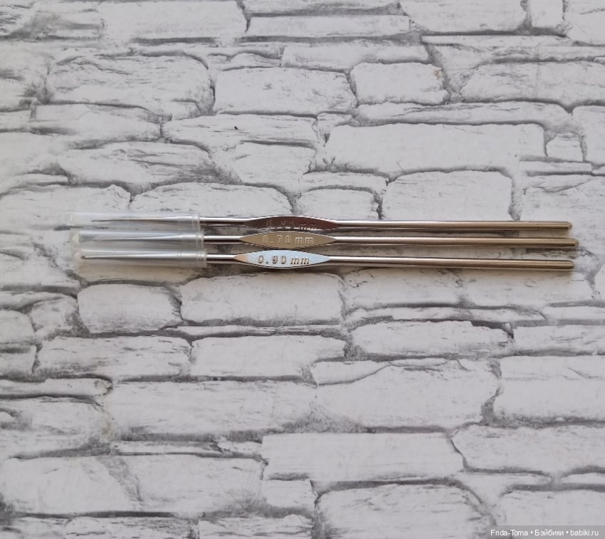 Крючок вязальный фирма Гамма 0,5 0,7 0,9