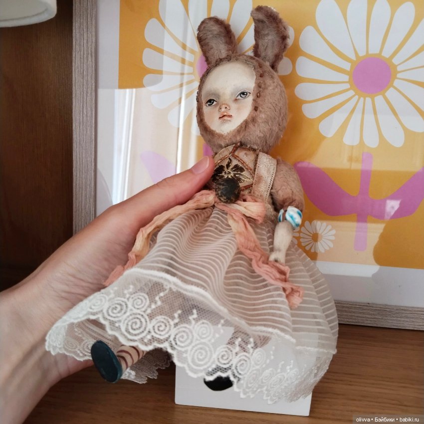 Зайка - тедди Ами от Оксаны Муратовой (фото 2)