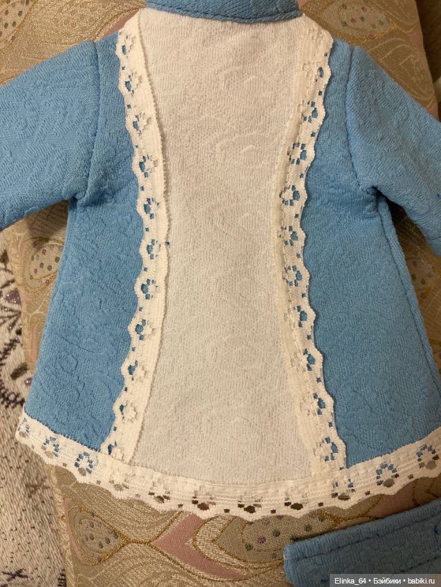 Платьице голубое последнее. Кримплен -70 е годы