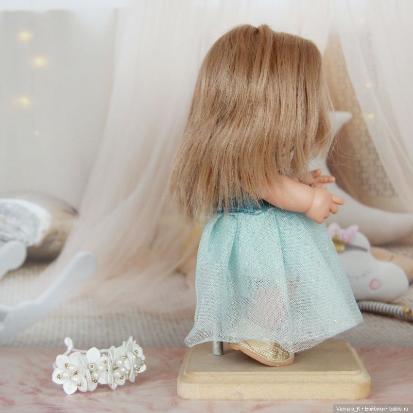 Кукла - пупс Alma Toys " Принцесса " блондинка в голубом , 22 см, № 1 (фото 4)