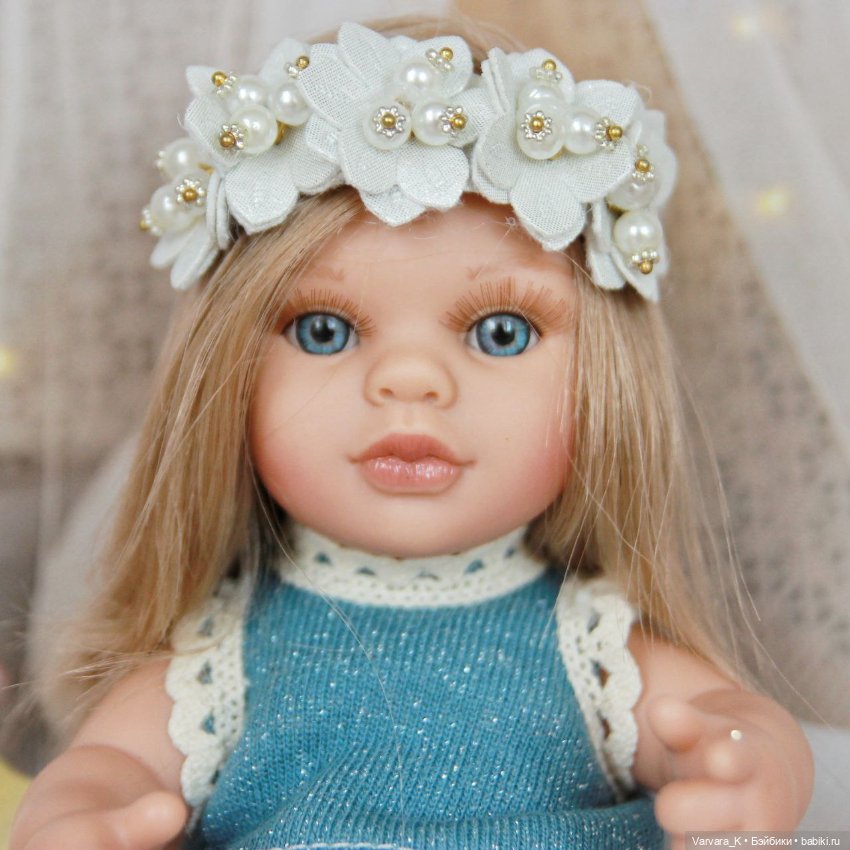 Кукла - пупс Alma Toys " Принцесса " блондинка в голубом , 22 см, № 1 (фото 10)