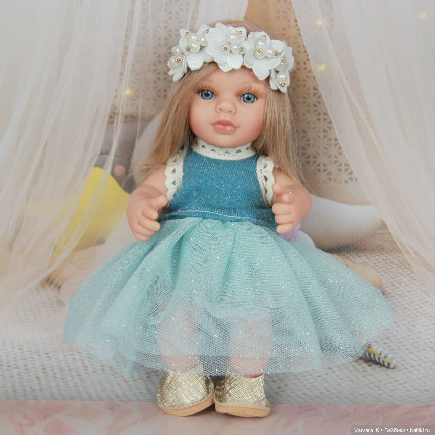 Кукла - пупс Alma Toys " Принцесса " блондинка в голубом , 22 см, № 1 (фото 7)